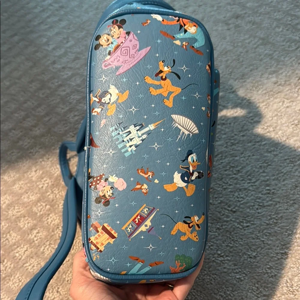 Loungefly Blue Disney Character Backpack - Picture 3 of 4